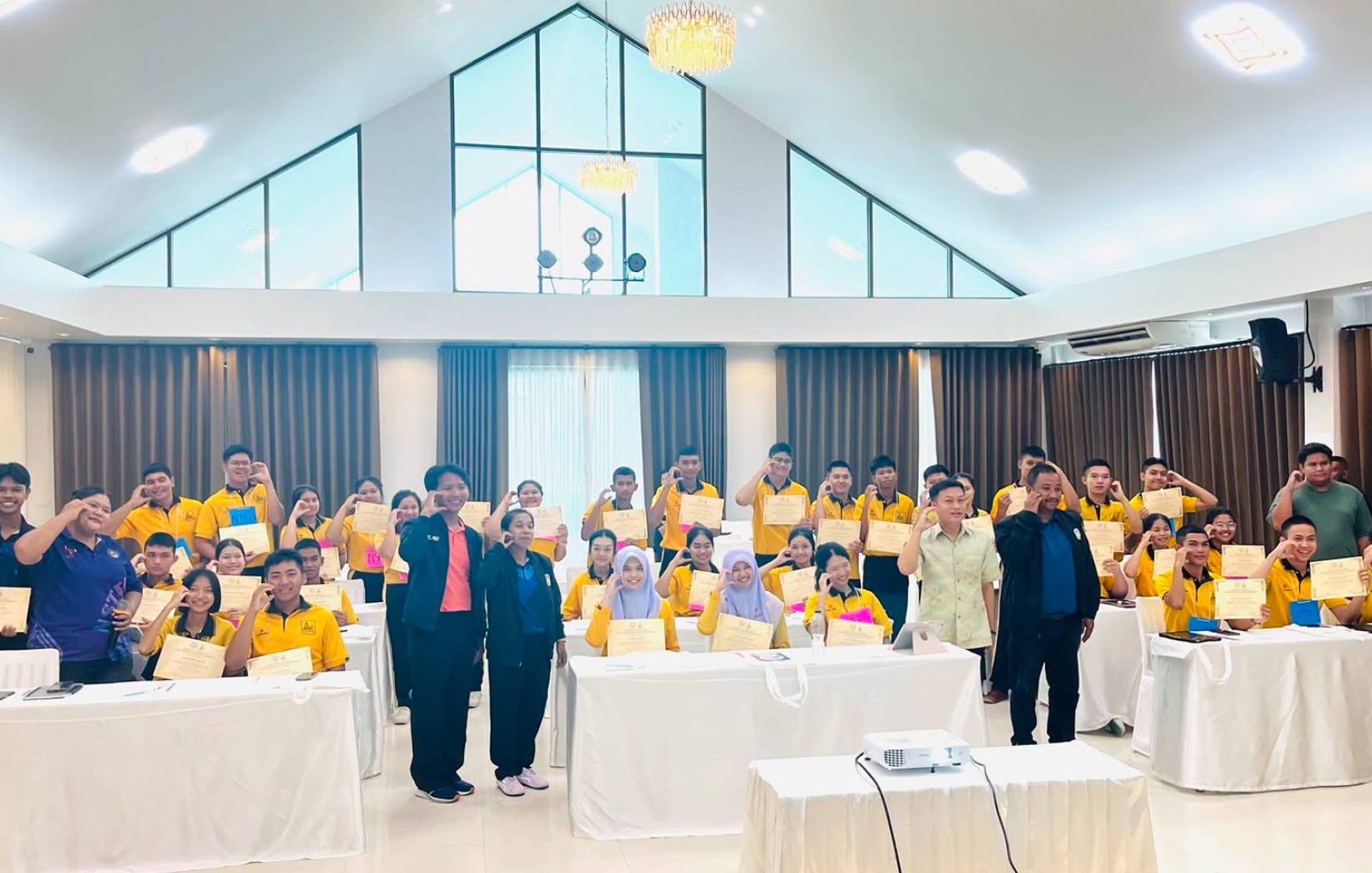 โครงการ “Youth Empowerment Lab : Thasala” ห้องเรียนพัฒนาศักยภาพเยาวชนท่าศาลา ซึ่งจัดโดย สภาเด็กและเยาวชนอำเภอท่าศาลา ณ คัลเลอร์บีช รีสอร์ท อำเภอท่าศาลา จังหวัดนครศรีธรรมราช